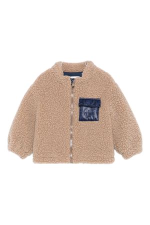 giacca in lana beige FENDI KIDS | JUA248AUKQF1RX9